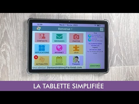 Tablette senior Facilotab