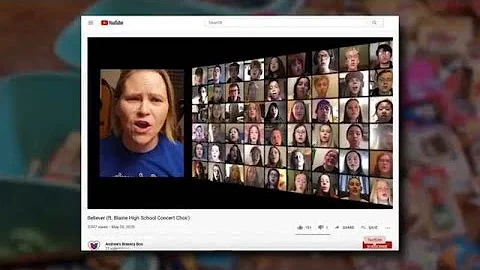 Blaine High School Choir honors math teacher's son who died, raise funds for Andrew's Bravery Box