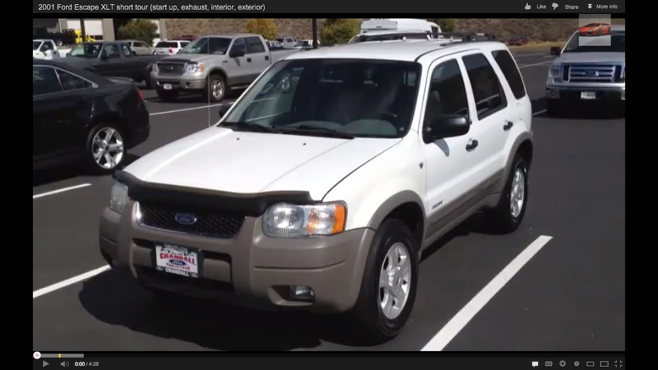 2001 Ford Escape Xlt Short Tour Start Up Exhaust Interior Exterior