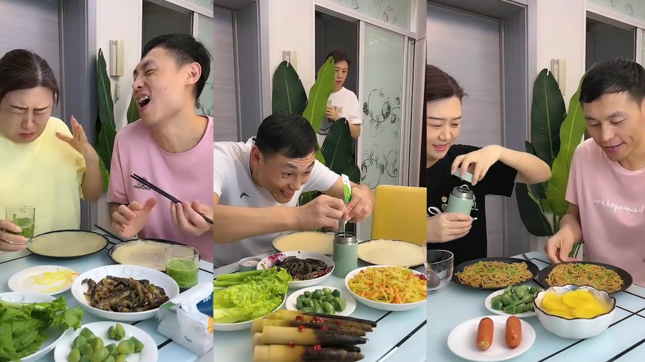 Trending 🔥 Funny Husband Wife Yummy Food Eating Challenge||Prank 😂🤫||Comedy 🤣🤣