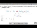 Si la suma de todos los coeficientes de la reacción es 26 ¿Qué valor tiene n?#química ##ciencia #fyp