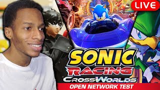 Trying out Joker In Sonic Racing CrossWorlds Open Beta Test | Live Stream
