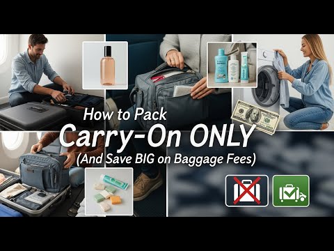 How to Pack Carry On ONLY And Save BIG on Baggage Fees