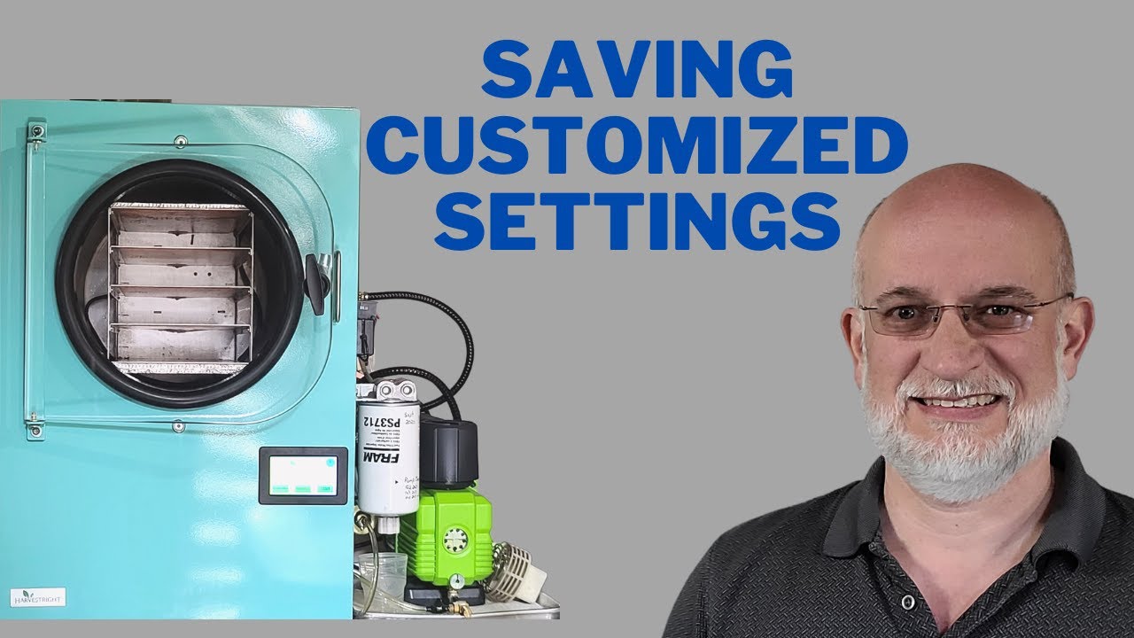 How To SAVE Your Customize Freeze Dryer Settings YouTube How to save your customize freeze dryer settings youtube