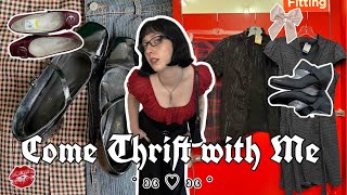 Come Thrift with Me !! most insane shoe finds ever omg