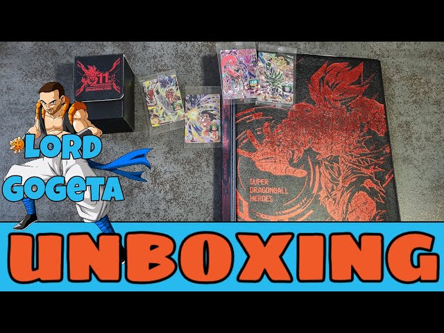 Unboxing : Binder Super Dragon Ball Heroes 11th anniversary