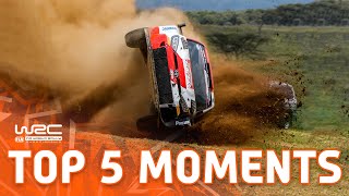 Top 5 Moments | WRC Safari Rally Kenya 2023