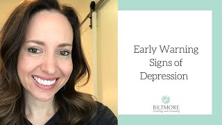 Early Warning Signs of Depression
