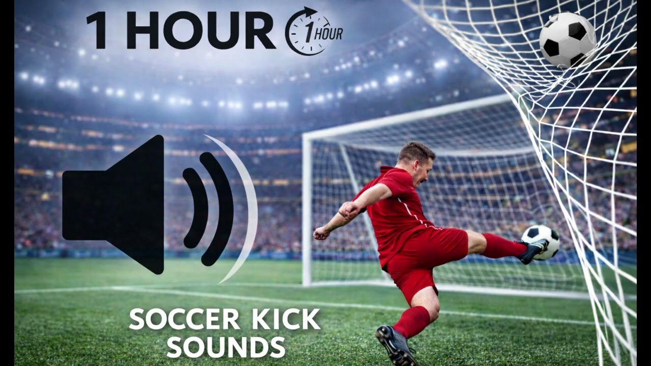 Soccer Shot Into Net ⚽ | Goal Scoring Sounds | 1 Hour