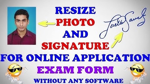 Resize picture for online apply in ppsc exams