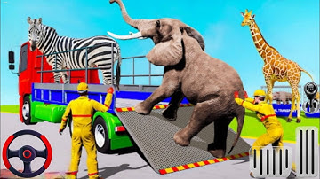 Real Animal Truck Transport Simulator 2025 - Real Cargo Truck Zoo Transporter Android Gameplay