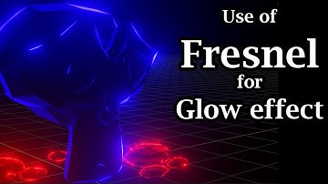 Use of Fresnel for Directional Glow Effect | Layer Weight Node | Easy Tutorial For Eevee