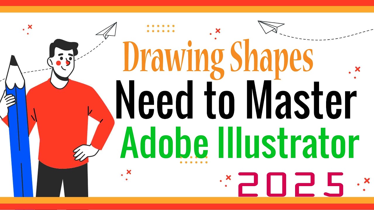 5 DRAWING SHAPES You Need to Master in Illustrator - YouTube