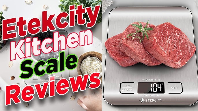 Zibet Rechargeable Digital Food Scale Review & Unboxing 