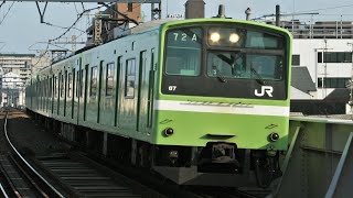 JR201系 普通 JR難波行き JR関西本線 東部市場前駅 入線集