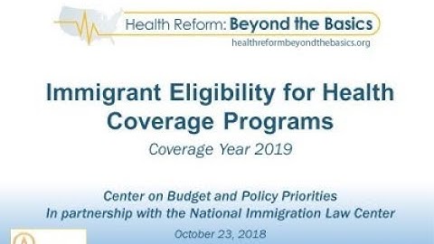 CBPP OE6 Webinar: NILC - Immigrant Eligibility for Coverage Programs