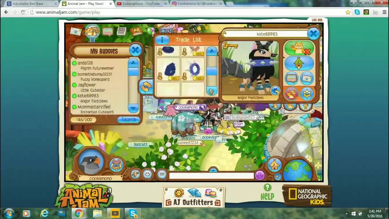 COOKIE LIVE ANIMAL JAM YouTube