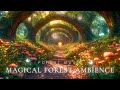 Beautiful enchanting forest spacelet go of daily stress  deep sleep with magical forest music