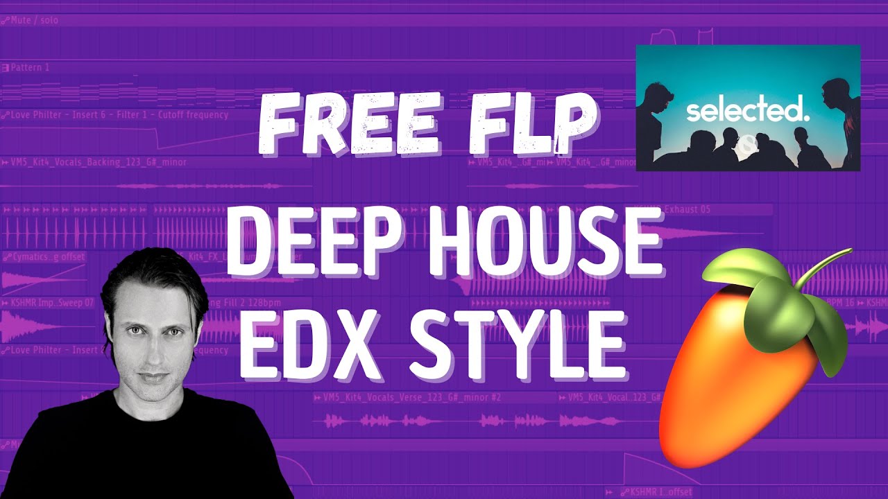 Deep House Free FLP EDX Selected Style - YouTube