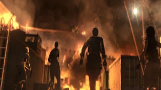 Resident Evil 6 (PS4) Jake And Sherry - Ustanak Boss Battle With Leon And Helena HD 1080p