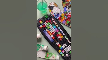 customising keyboard part 29 #art #acrylic #painting #acrylicpainting #acrylicpaint #artist #drawing