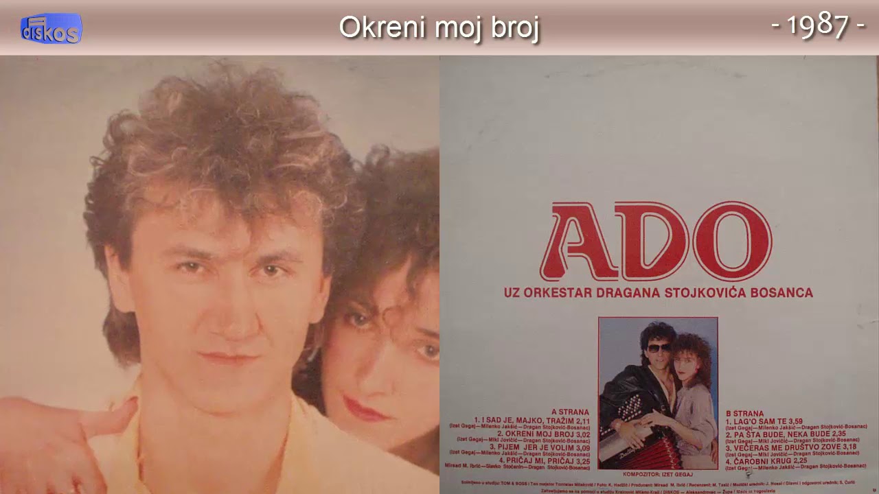 Ado Gegaj - Okreni moj broj - (Audio 1987)