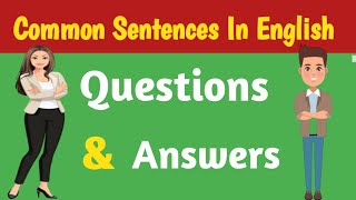 Improve english speaking skills  50 common questions and answers in english