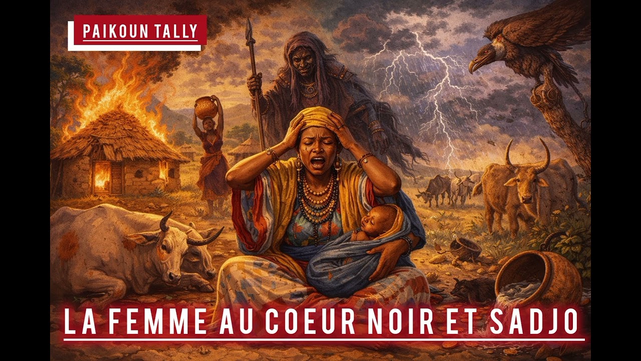 Conte traditionnel africain complet en langue poular intitulé 