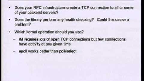 Seattle Conference on Scalability: Lessons In Building Scalable Systems