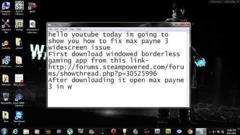 Max payne 3 widerscreen issue fix