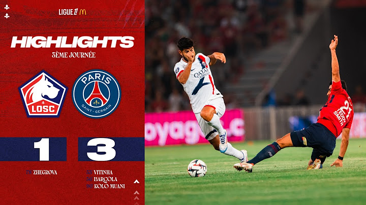 HIGHLIGHTS 24-25 I LOSC - Paris Saint-Germain (1-3), Ligue 1, journée 3 😓❌
