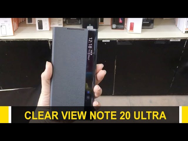 Bao da Clear view Note 20 Ultra chính hãng Samsung, hàng Full box, nguyên tem xịn