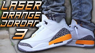 air jordan 3 laser orange shirt