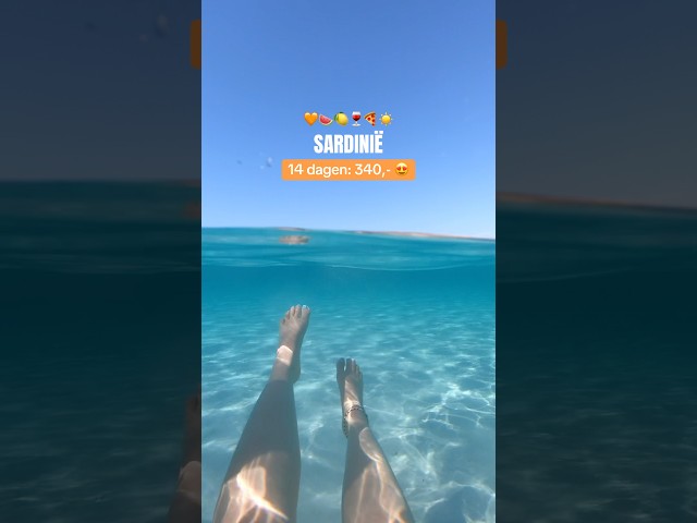 14 dagen Sardinië 340,- 🏝️