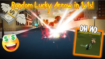[YBA] Random Lucky Arrow in 1v1s!