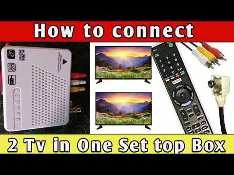 how-to-connect-2-tvs-to-1-set-top-box-|-cable-tv-set-top-box-|tram-tech-|