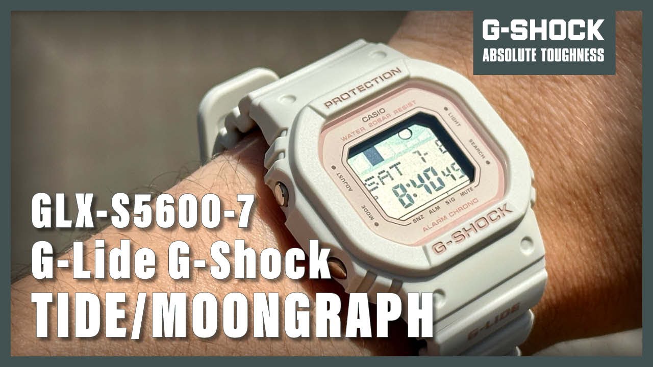 YouTube G-Lide G-Shock The - Unboxing Casio GLX-S5600-7