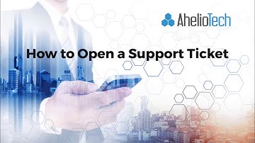 How to Open a Support Ticket