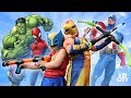 Super Hero Mix Up Challenge with Spider-Man, Wolverine & Avengers by KIDCITY