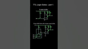TTL Logic Gates Part 1 - Tri-State Buffer And 3-Input AND Gate
