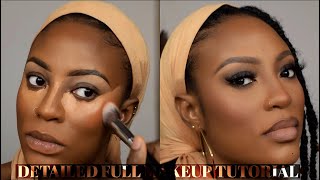 STEP BY STEP IN DEPTH FULL FACE MAKEUP TUTORIAL FOR BEGINNERS *UNEDITED* screenshot 4