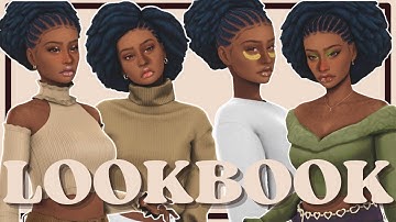 FALL CC LOOKBOOK 🍂 + FULL CC LIST / Sims 4 Create A Sim