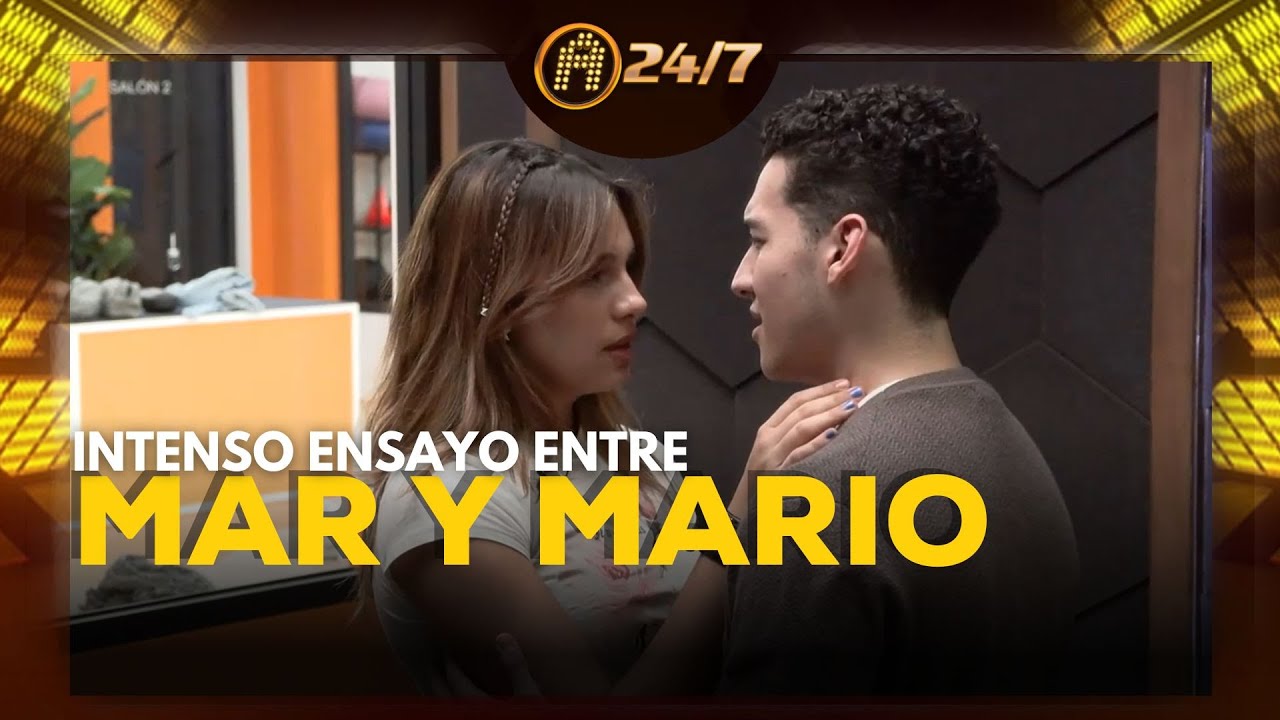 ¿Casi se besan? ¡Fuerte ensayo de Mar y Mario! | La Academia 2024