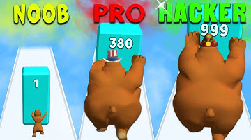 NOOB vs PRO vs HACKER in Strong Pusher