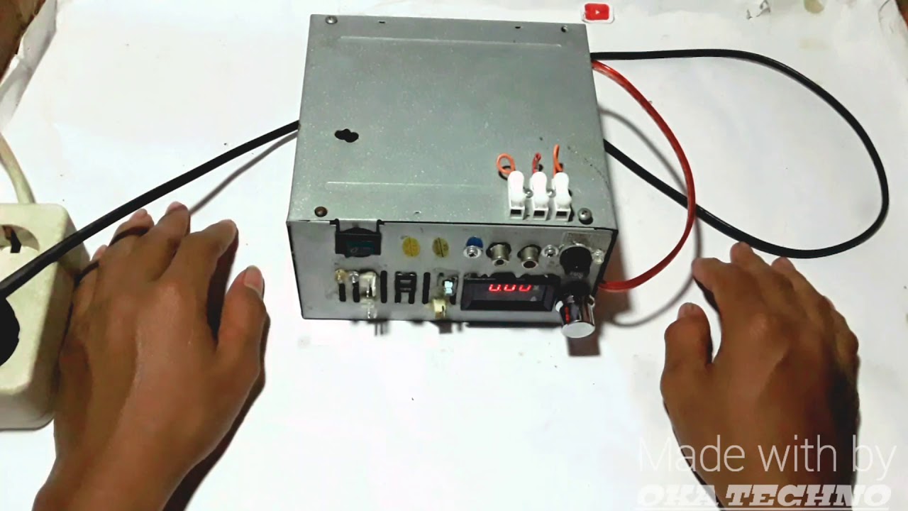 Charger aki auto cut off + mbr + step down adjust + full ...