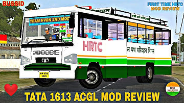 TATA 1613 ACGL BUS MOD || NEW UPCOMING MOD || BY TEAM HVBN || FIRST TIME HRTC BUS MOD REVIEW