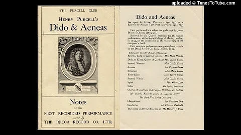 Purcell - Dido and Aeneas (first complete recording)