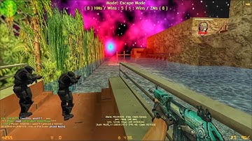 Counter-Strike 1.6 Zombie Escape Mod | Extreme Survival Gameplay