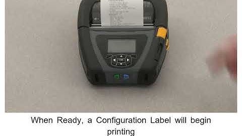 Introduction to the Zebra QLn420 - Printing a Configuration Label | Accept UK
