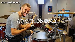 ARCH ENEMY - THE EAGLE FLIES ALONE (com partituras) | DRUM COVER | PEDRO TINELLO